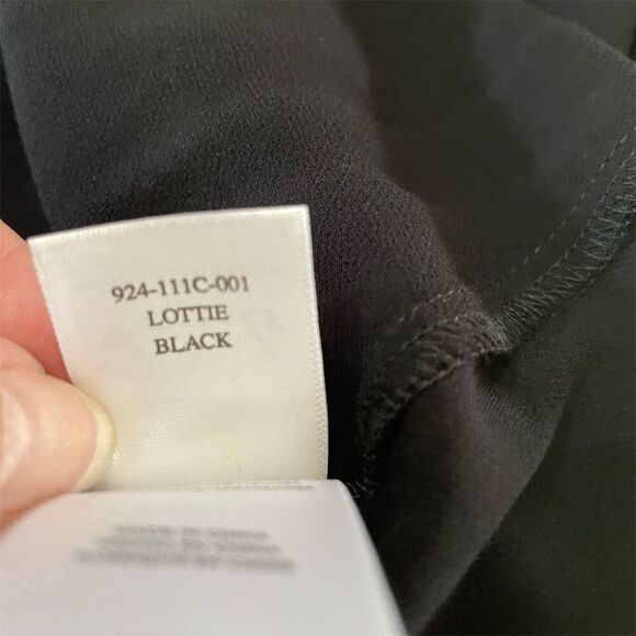 RAILS Women's Black Lottie Slip Dress Size Medium Strappy Back Satin Finish NWT - Picture 10 of 11